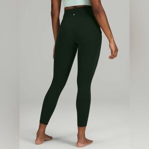 Lululemon NWT Align High Rise Pant Leggings 25” With Pockets Forest Green Size 0
